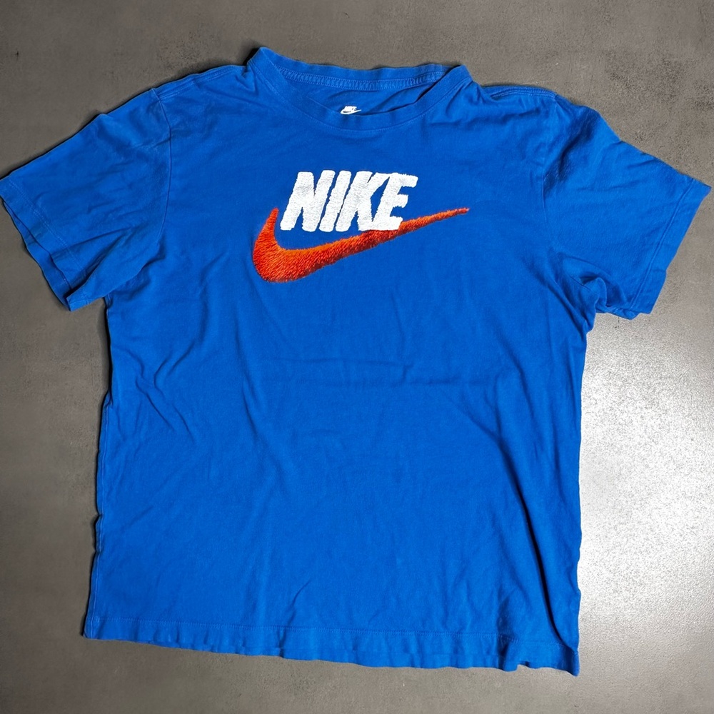 Nike The Nike Tee Furry Logo Blue T-shirt - LRG